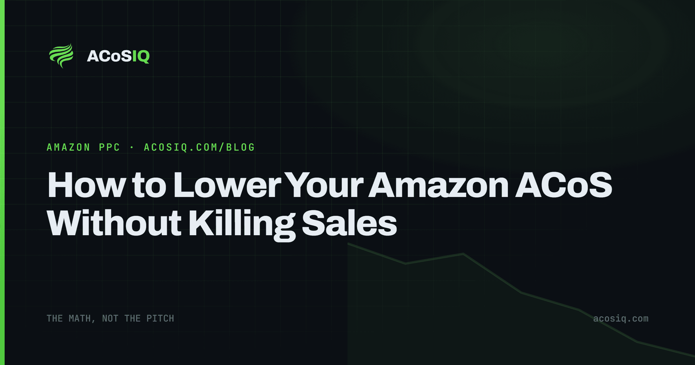 How to Lower Your Amazon ACoS Without Killing Sales
