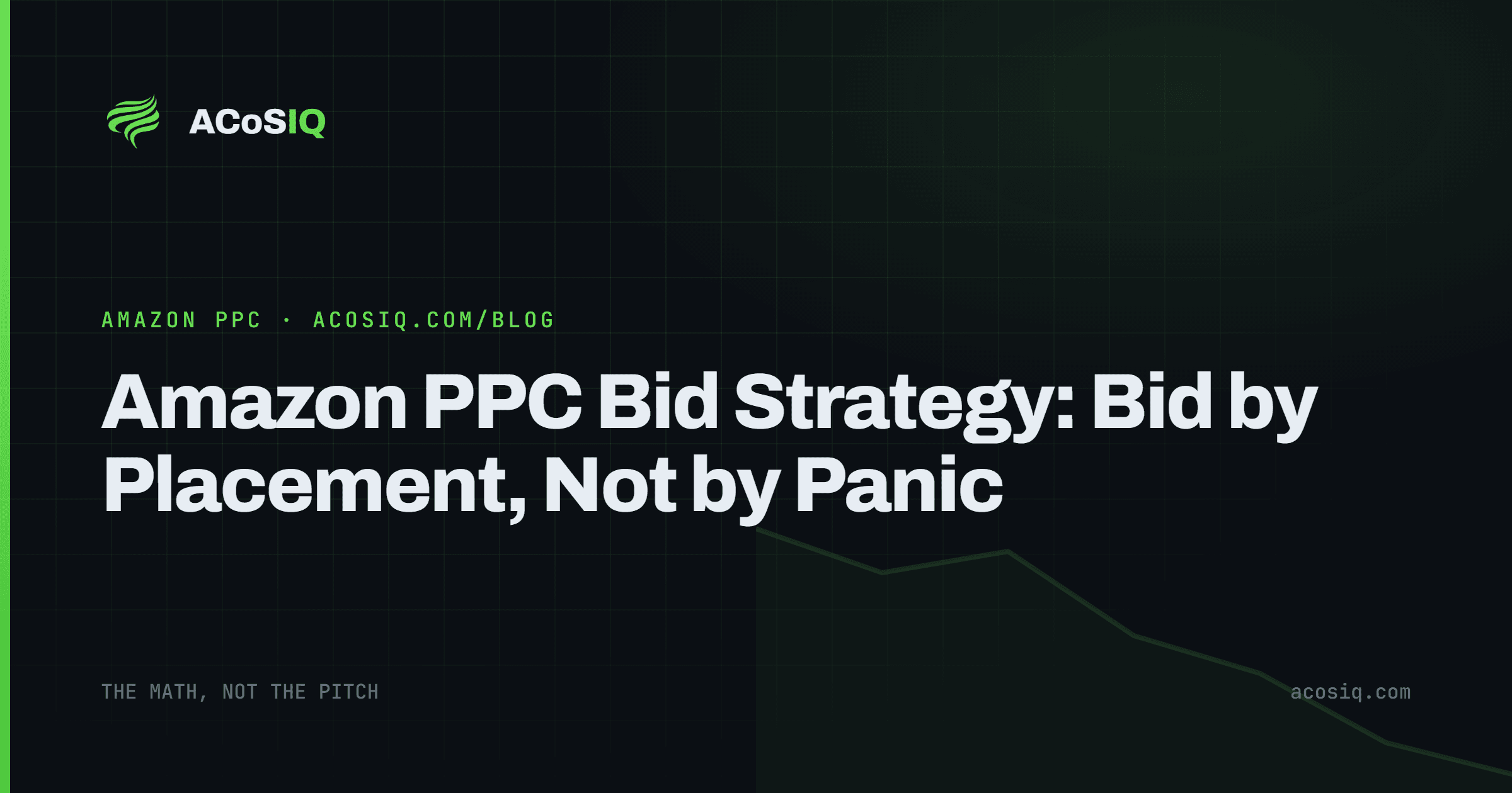 Amazon PPC Bid Strategy: Bid by Placement, Not by Panic