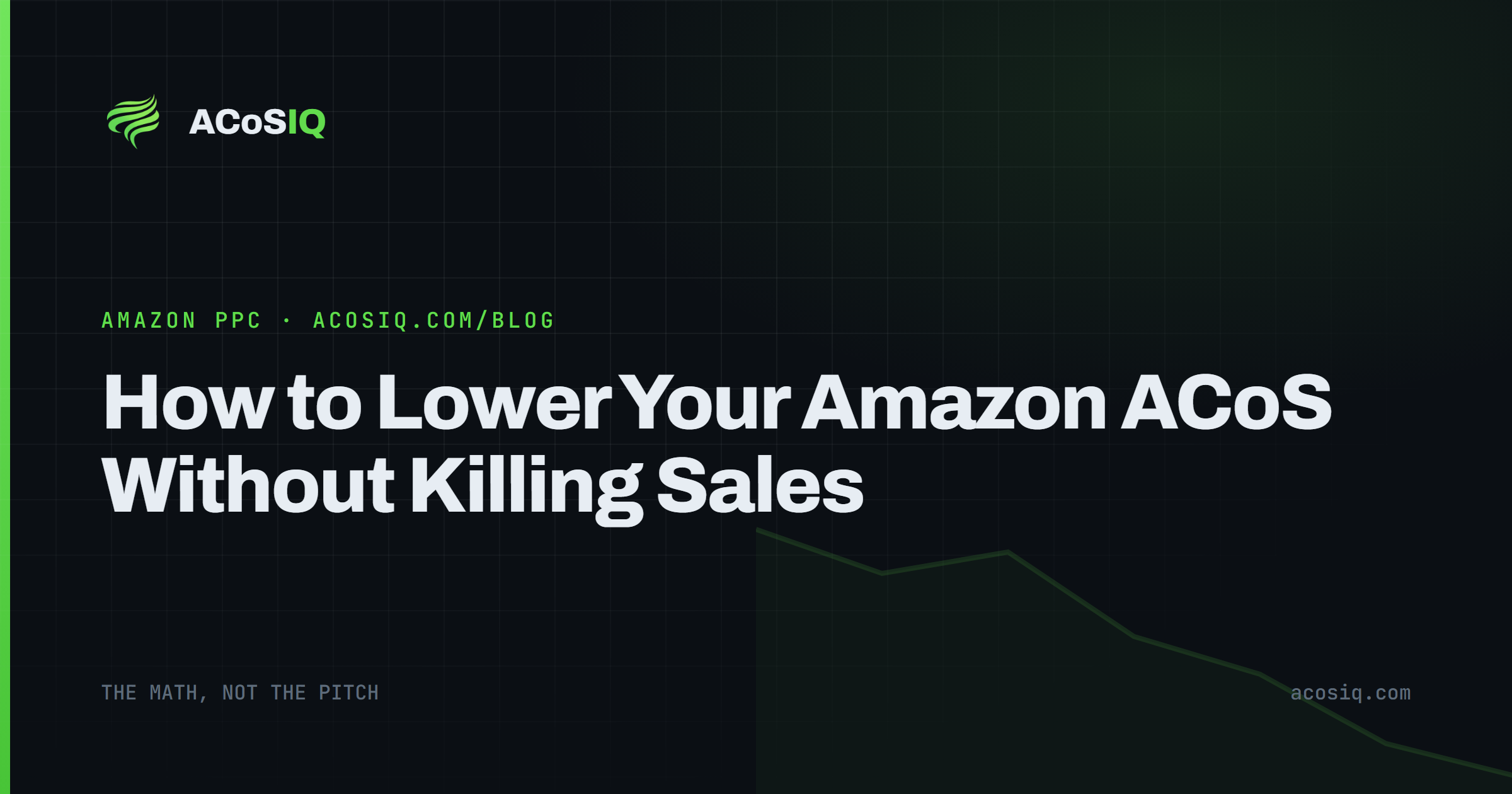 How to Lower Your Amazon ACoS Without Killing Sales