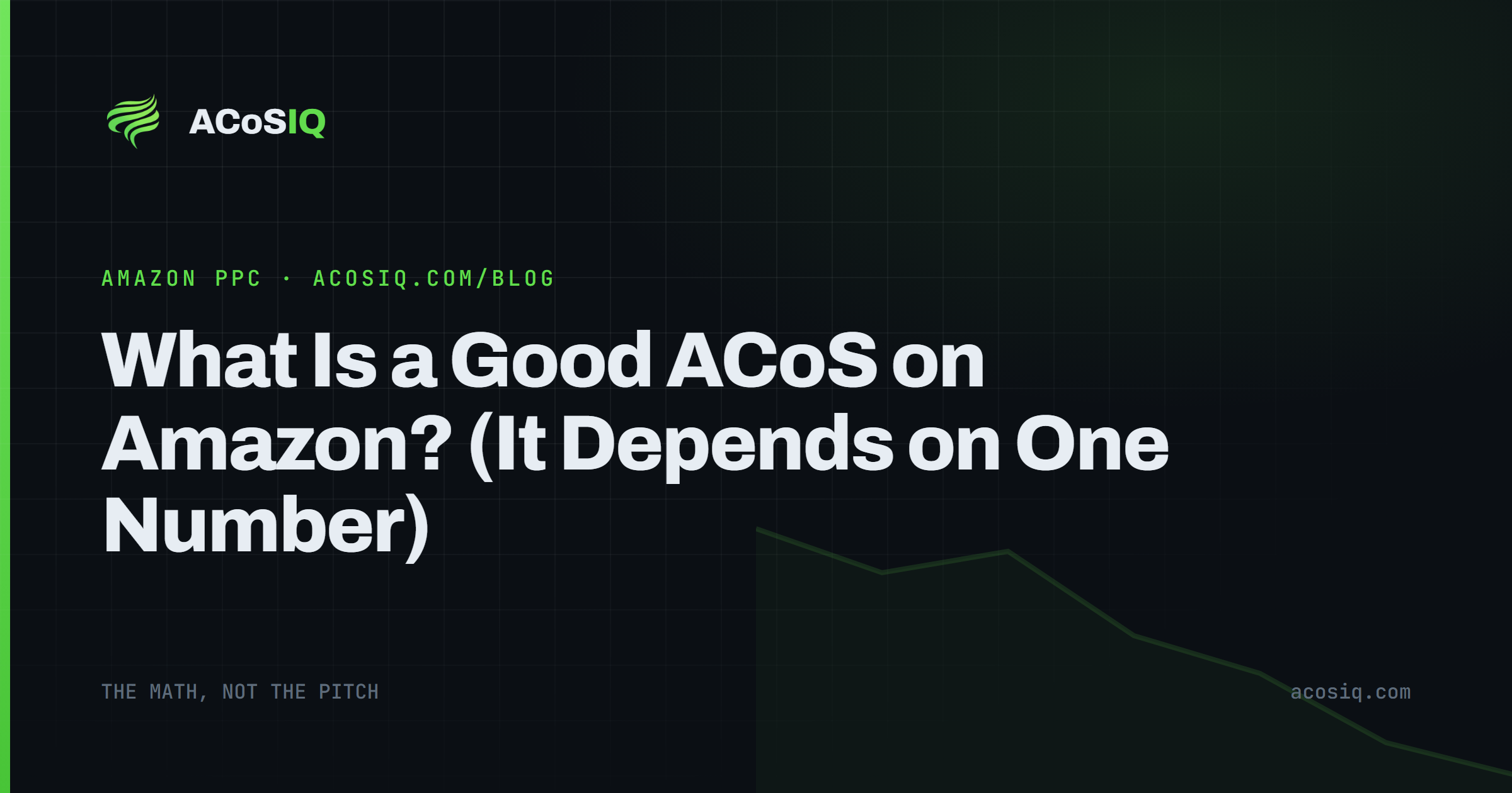 What Is a Good ACoS on Amazon? (It Depends on One Number)